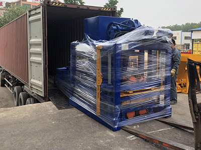 <b>QT4-26 Block Machine,JS500 Mixer and Accessories Were Sent to South America</b>