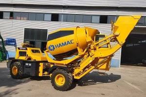 HMC150 Self-loading mobile Concrete Mixer in UAE