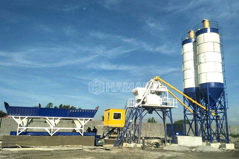 What makes a concrete batching plant